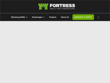 Tablet Screenshot of fortress-walls.com